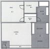 One bedroom floor plan